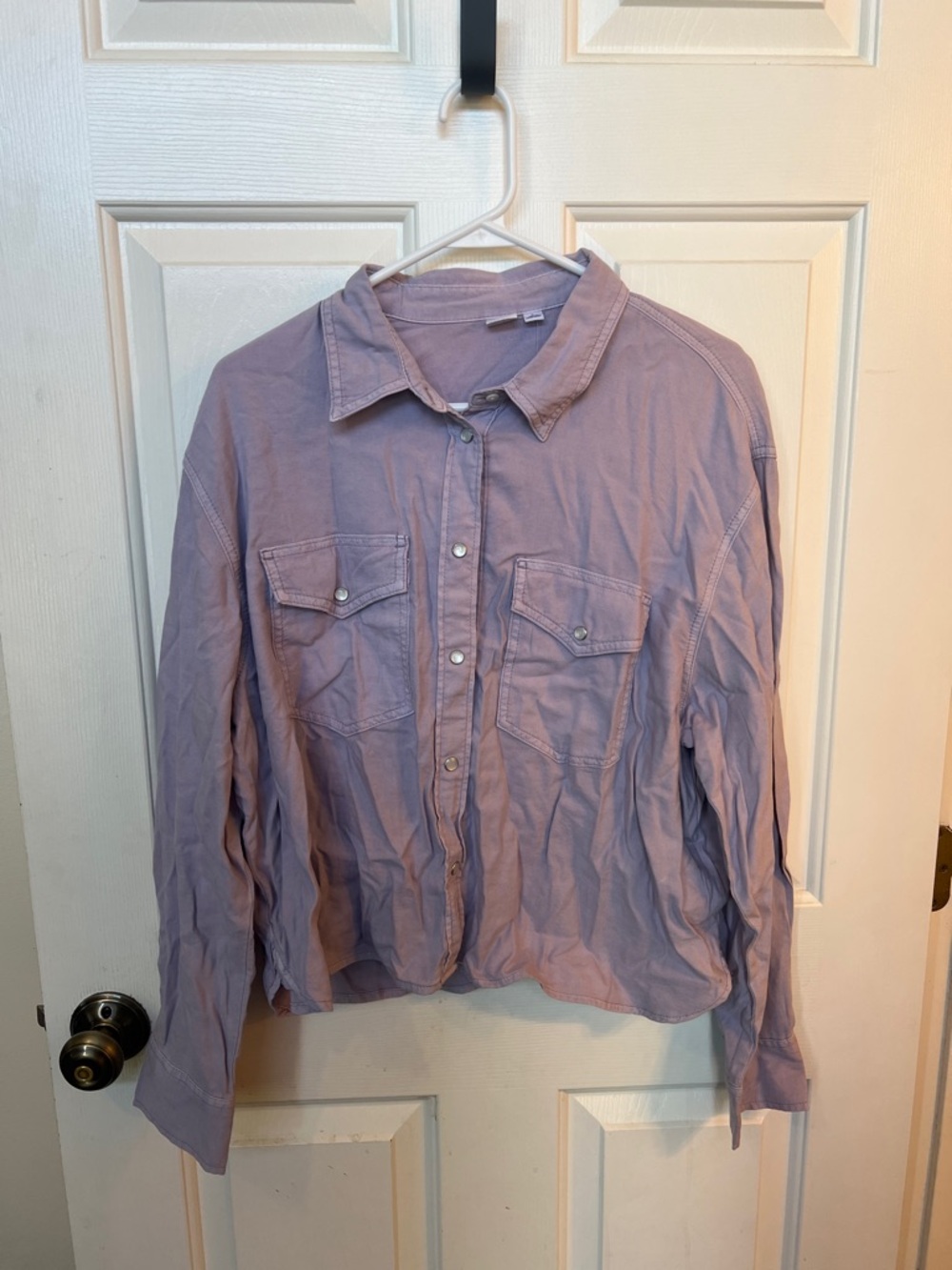 GAP Lavender Button-Down Shirt
